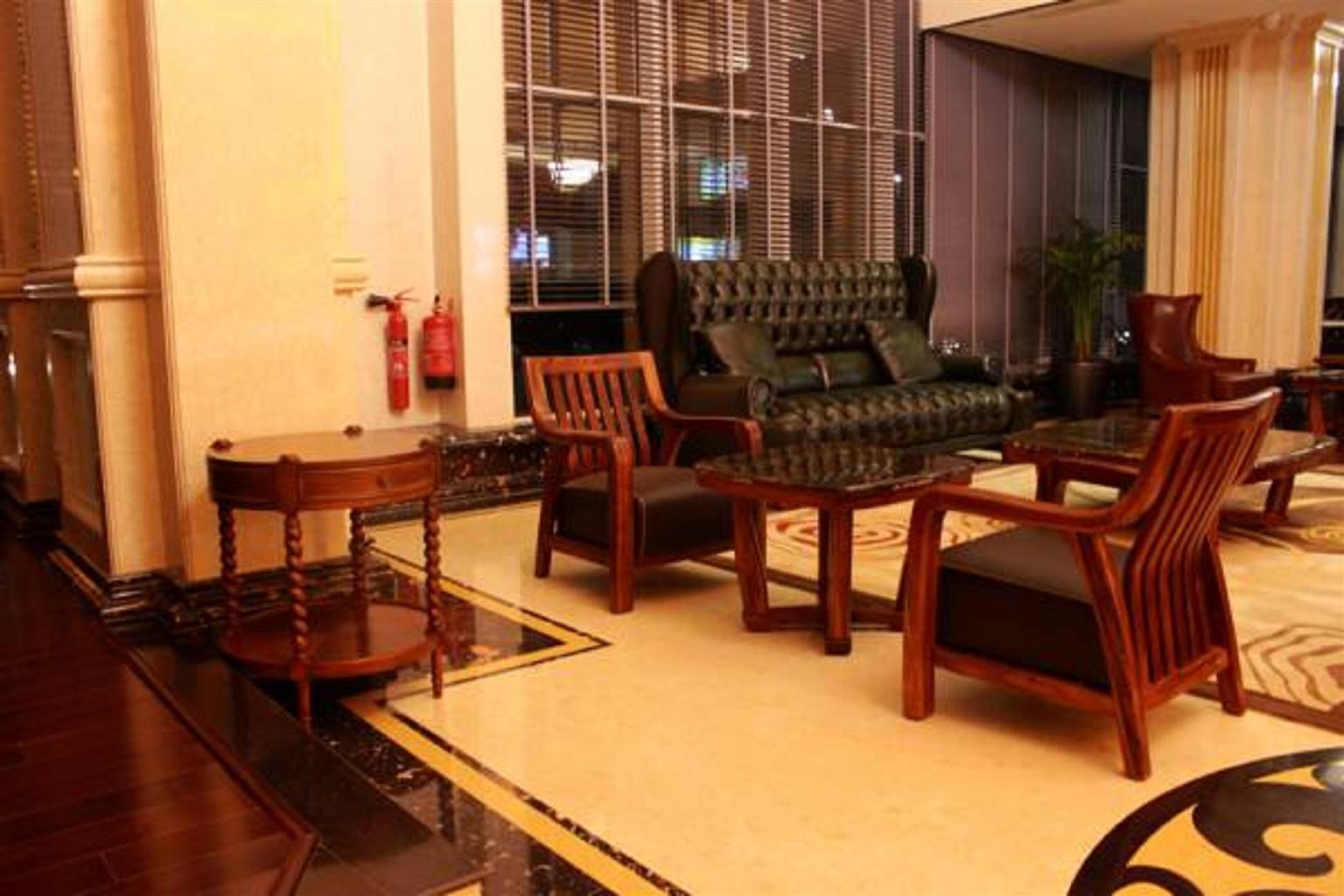 Al Ahsa Grand Serviced Apartment Al-Hofuf Exterior foto The lobby of the hotel